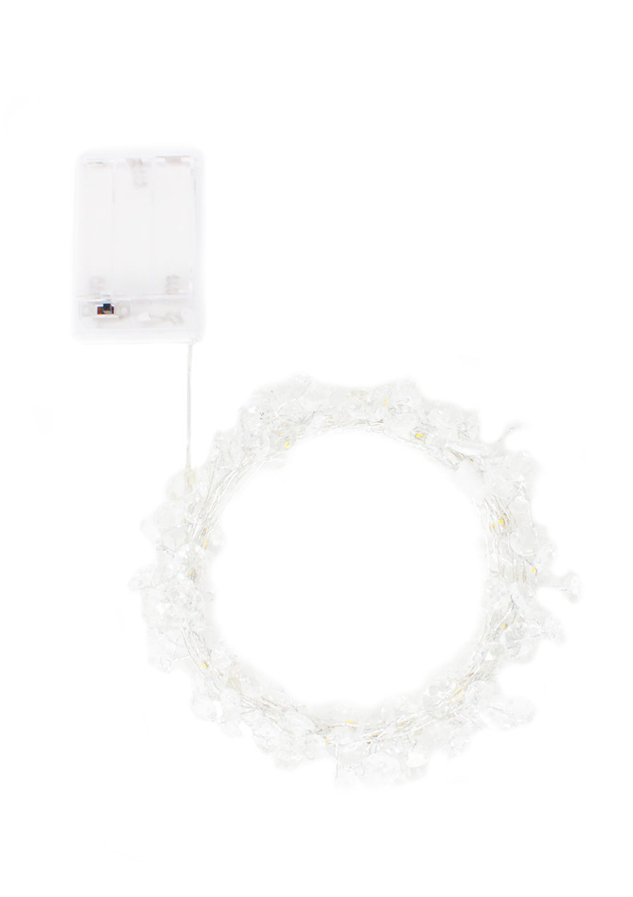 Enchanted Crystal Gemstone Fairy Lights 40 Count LED